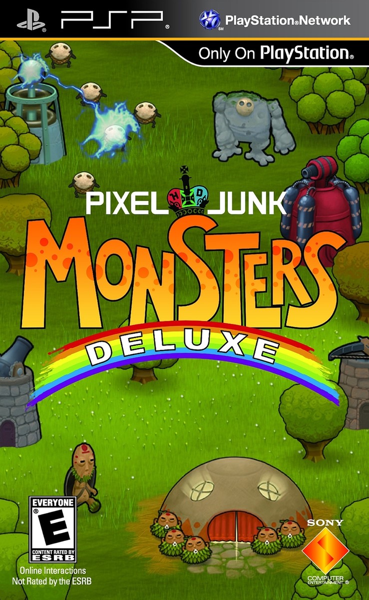 PixelJunk Monsters Deluxe - Playstation Portable PSP TESTED
