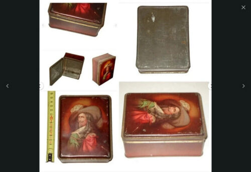 scatole di latta antiche scatola da collezione caramelle dolciumi dolci anni 20 - Foto 3 di 24