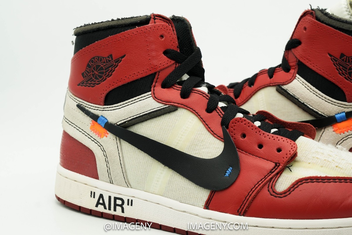 AIR JORDAN 1 RETRO HIGH OG USED SIZE 11 OFF WHITE CHICAGO VIRGIL