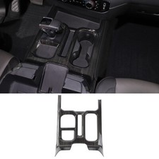 Black Wood Center Console Gear Shift Box Panel Cover Trim For Chevy Silverado22 Black Wood Center Console Gear Shift Box Panel Cover Trim For Chevy Silverado22