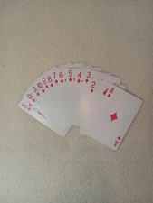 Thirteen13) Single Swap Cards DIAMONDS REDMAN, Fine Cut Strait Tobacco, playing