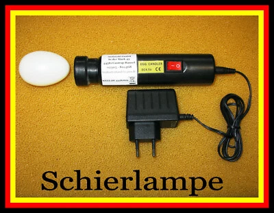 MARKENLOS d)LED Schierlampe/Prüflampe/Eierdurchleuchter/Inkubator/Brutkasten/Brutmaschine/