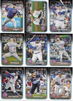 2024 TOPPS SERIES 2 MASTER TEAM SET CHICAGO CUBS Shota Imanaga Crow-Armstrong