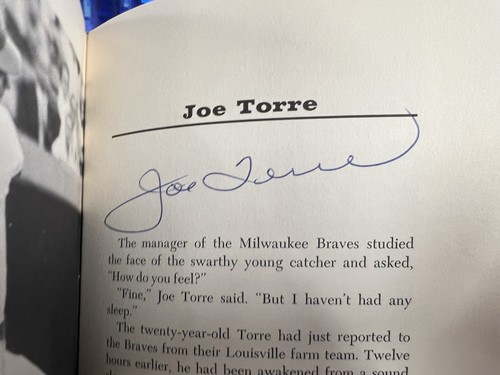 Joe Torre Twice-Signed Autographed HC Book Personalized "Tools of Ignorance" - Picture 7 of 8