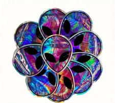 100pcs- Alien Resealable Mylar Bags 