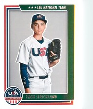 Zach Strickland 2022 Stars & Stripes Card #91 USA Baseball 15U National Team