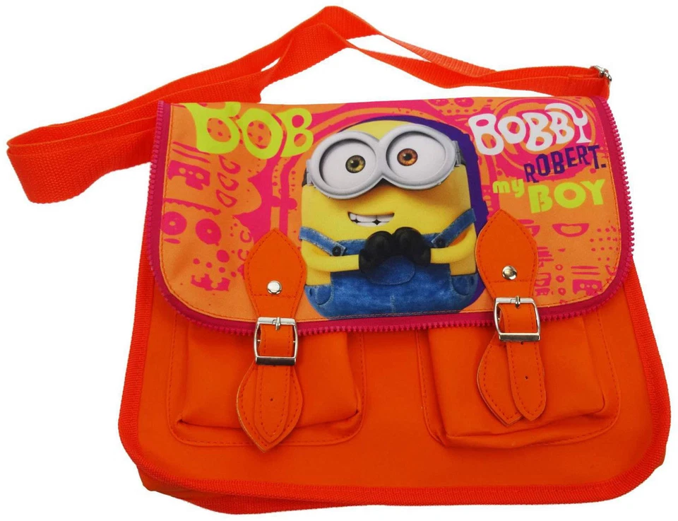 Minions Umhängetasche Messenger Bag Schule Schulter Kinder Kleinkind Kind Tasche