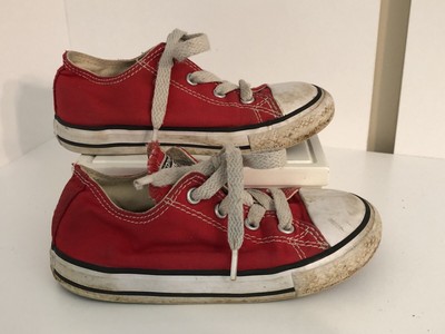 red converse toddler 9
