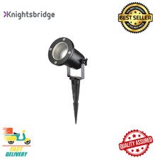 Knightsbridge Garden GU10 Spike Light - GUSPBK