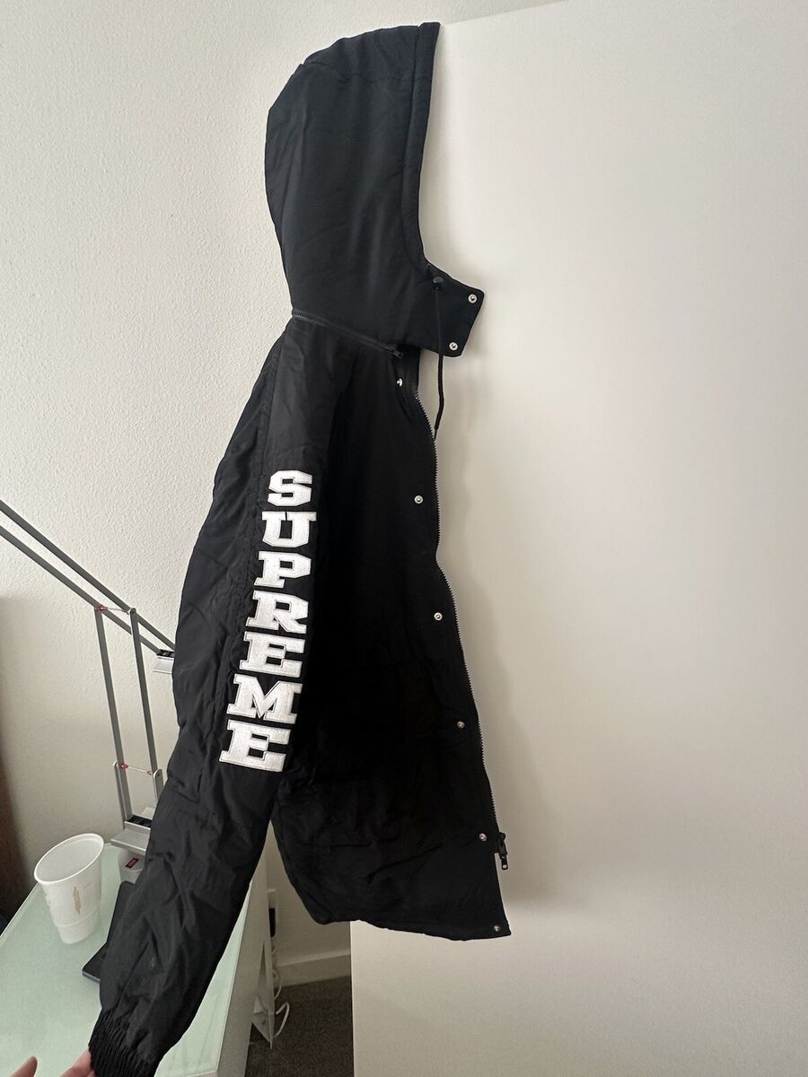 Supreme Sleeve Logo Sideline Parka FW18 Medium | eBay Supreme Sleeve Logo Sideline Parka FW18 Medium | eBay