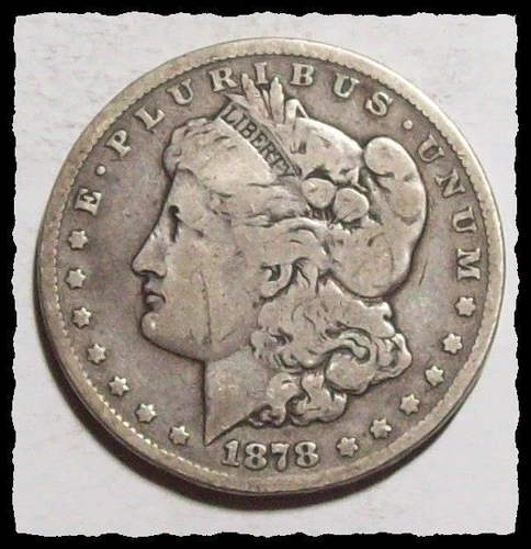 1878-CC   MORGAN DOLLAR Difficult Semi-Key Date   Fine #1D20