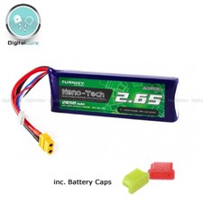 RC Battery Turnigy 2650mAh 3S 11.1V 30C XT60 Lipo Slim 16.3mm - 2200 3000 4000