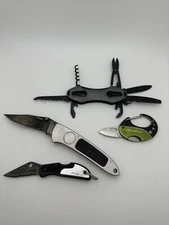 Eddie Bauer Pocket Knife And Multi Tool Accessories Lot 
