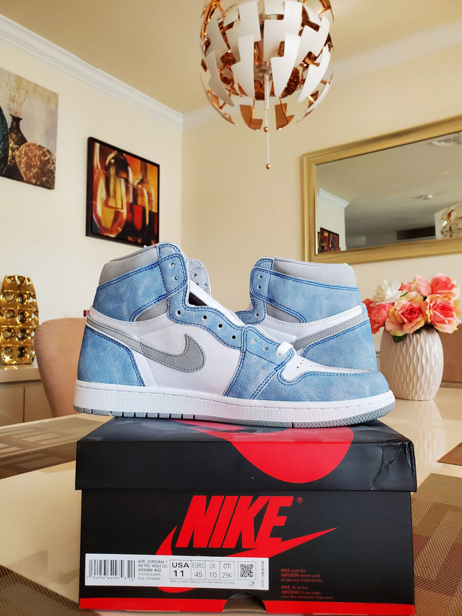 Nike Air Jordan 1 High Hyper Royal UNC Mid Low 555088-402 Nike Air Jordan 1 High Hyper Royal UNC Mid Low 555088-402