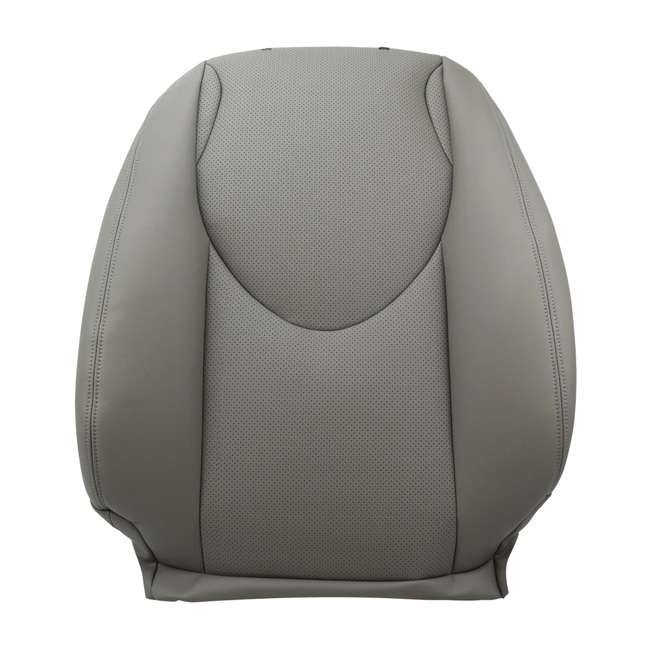 Серый перфорированный кожаный чехол на сиденье водителя и пассажира для Toyota RAV4 2006-2012 годов выпуска - Изображение 3 из 4