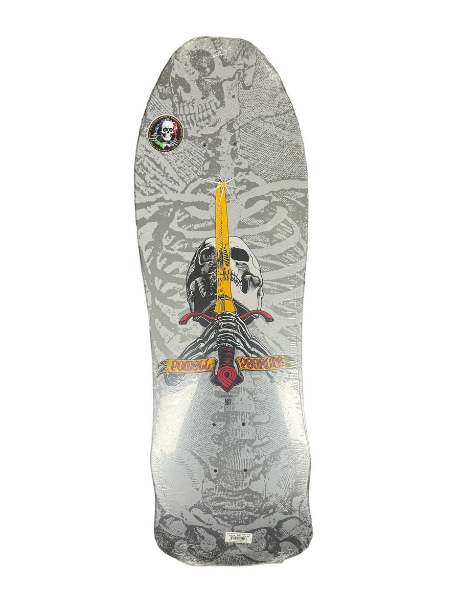 Powell Peralta Skull & Sword Deck Silver | eBay