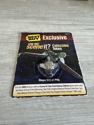 Star Trek Scene It? ''Best-Buy Exclusive'' Collectible Token, Klingon Bird Of Prey