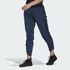 ADIDAS Women's Tiro Woven Ruched Soccer Pants NWT Crew Navy SIZE: 2XL