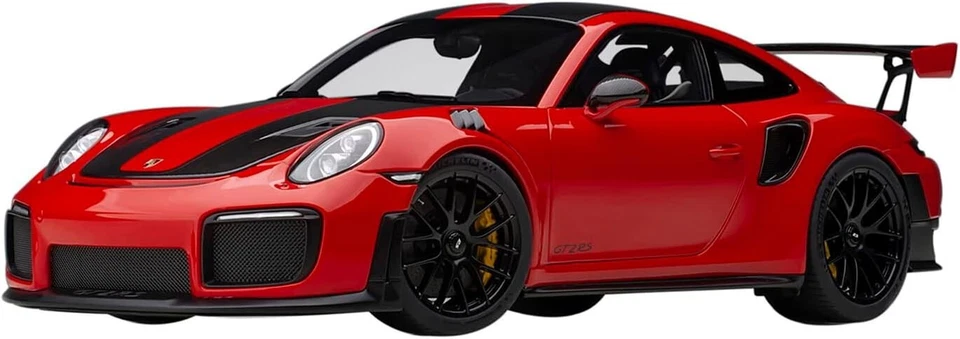 AUTOart 1/18 Porsche 911 GT2 RS Weissach пакет красный / углерода черный JP 13070 - Изображение 2 из 4