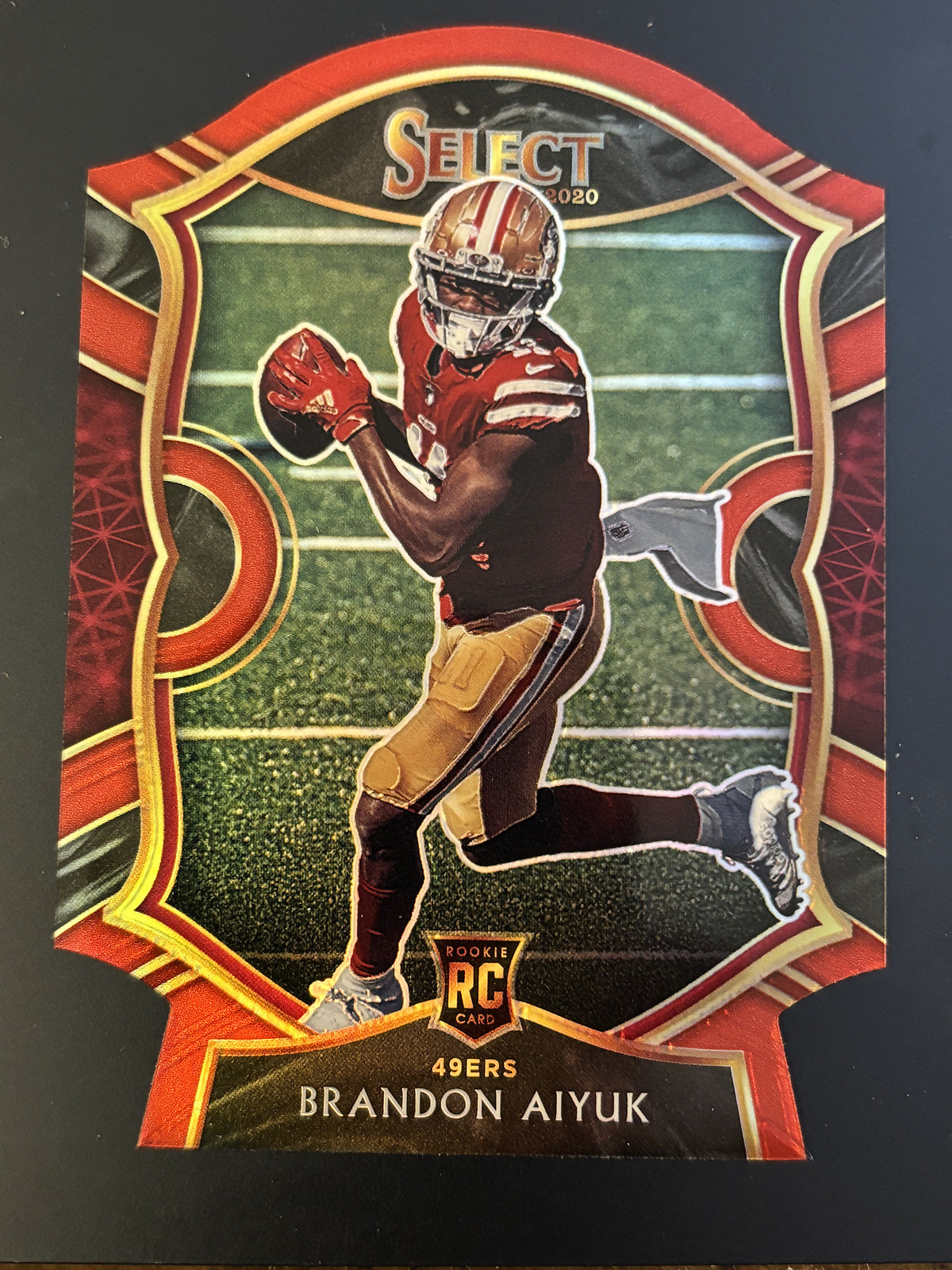 2020 Select Prizm Maroon Die Cut #66 Brandon Aiyuk