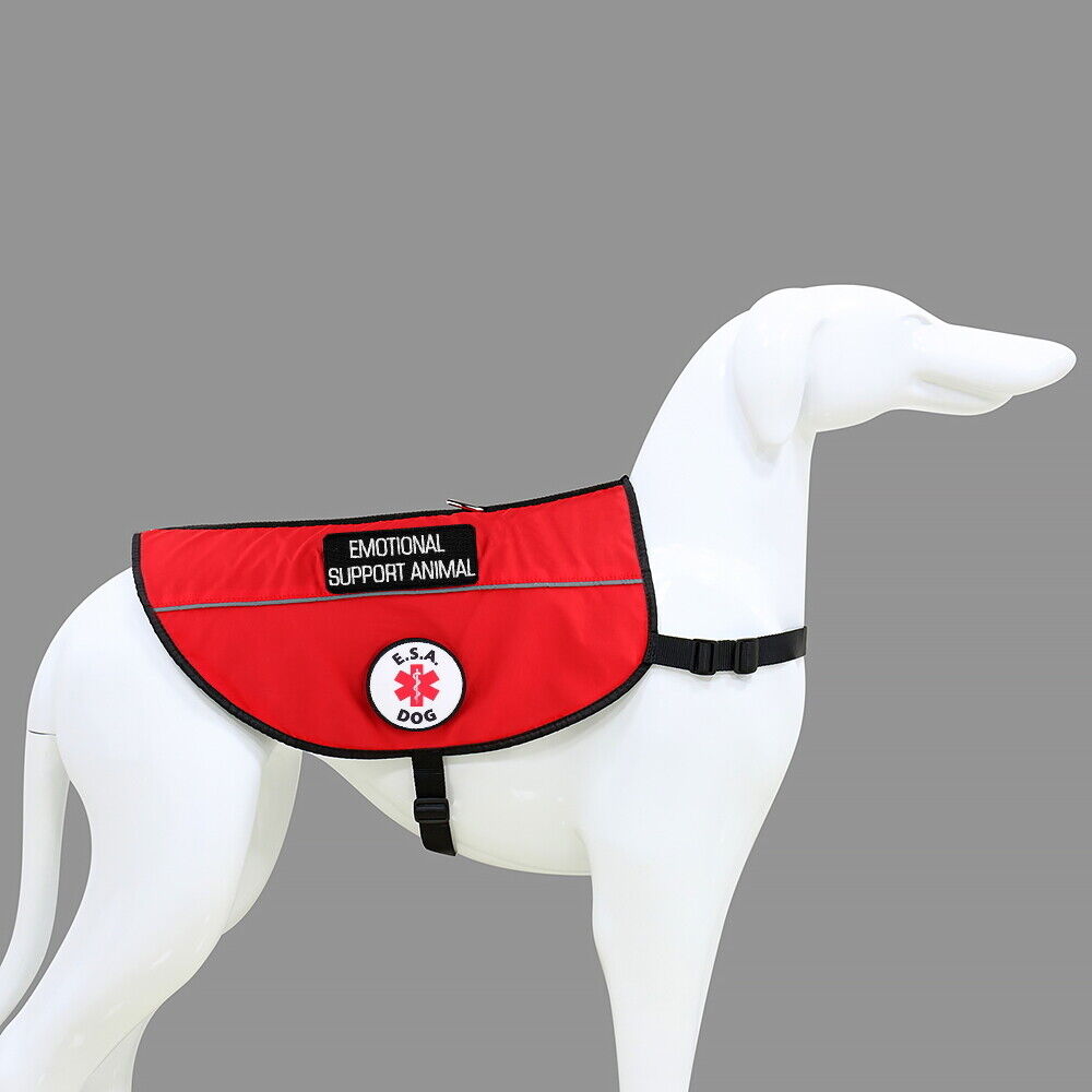 Emotional Support Animal Vest Dog Harness, Patches Included