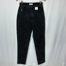 House of CB Women's High Rise Curvy Jeans Medium Black Wash Tapered NEW NWOT