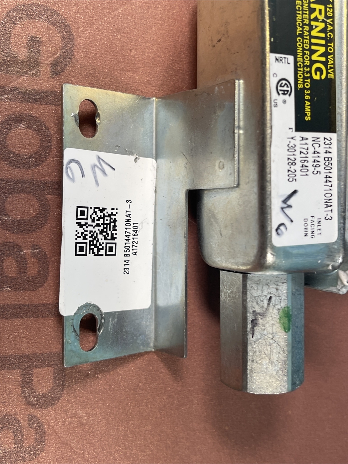 Frigidaire Gas Valve A17216401, Y-30128-205 | eBay