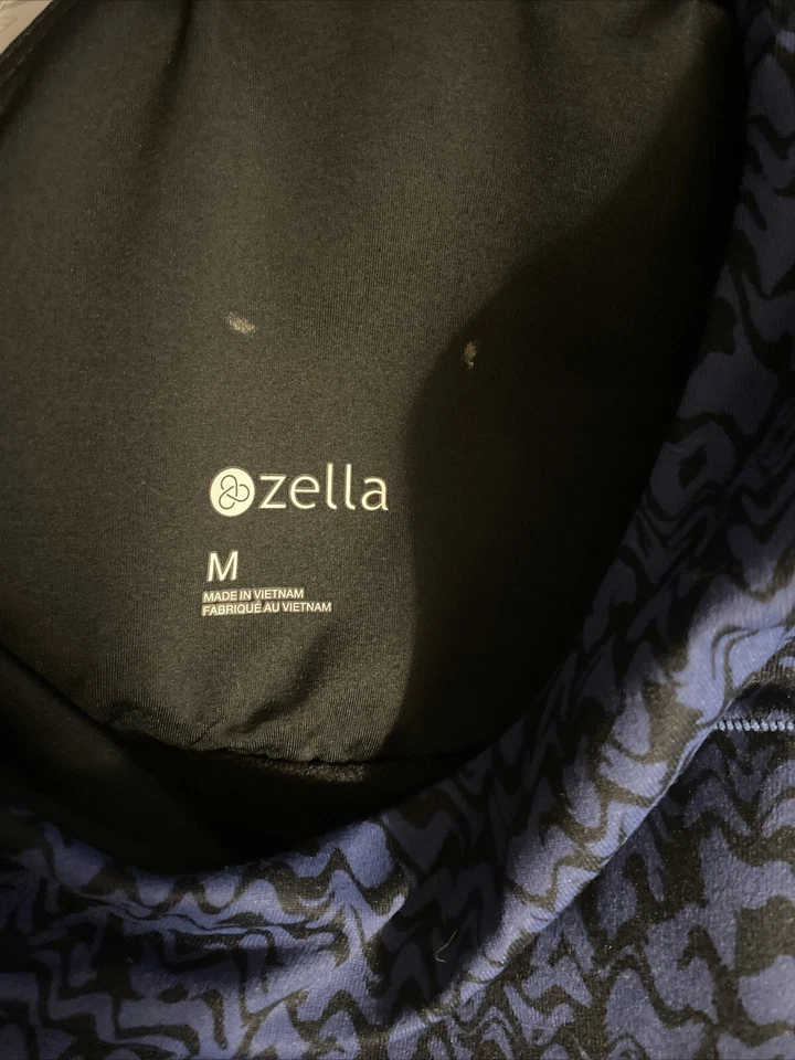 Sujetador deportivo Zella mediano vivo espalda deportiva en azul almohadillas Twilight Wave e inalámbrico $39 Foto 4 de 4