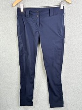 Anatomie Susan Skinny Ankle Pant Womens XS Blue Slim Fit Zipper Detail Travel
