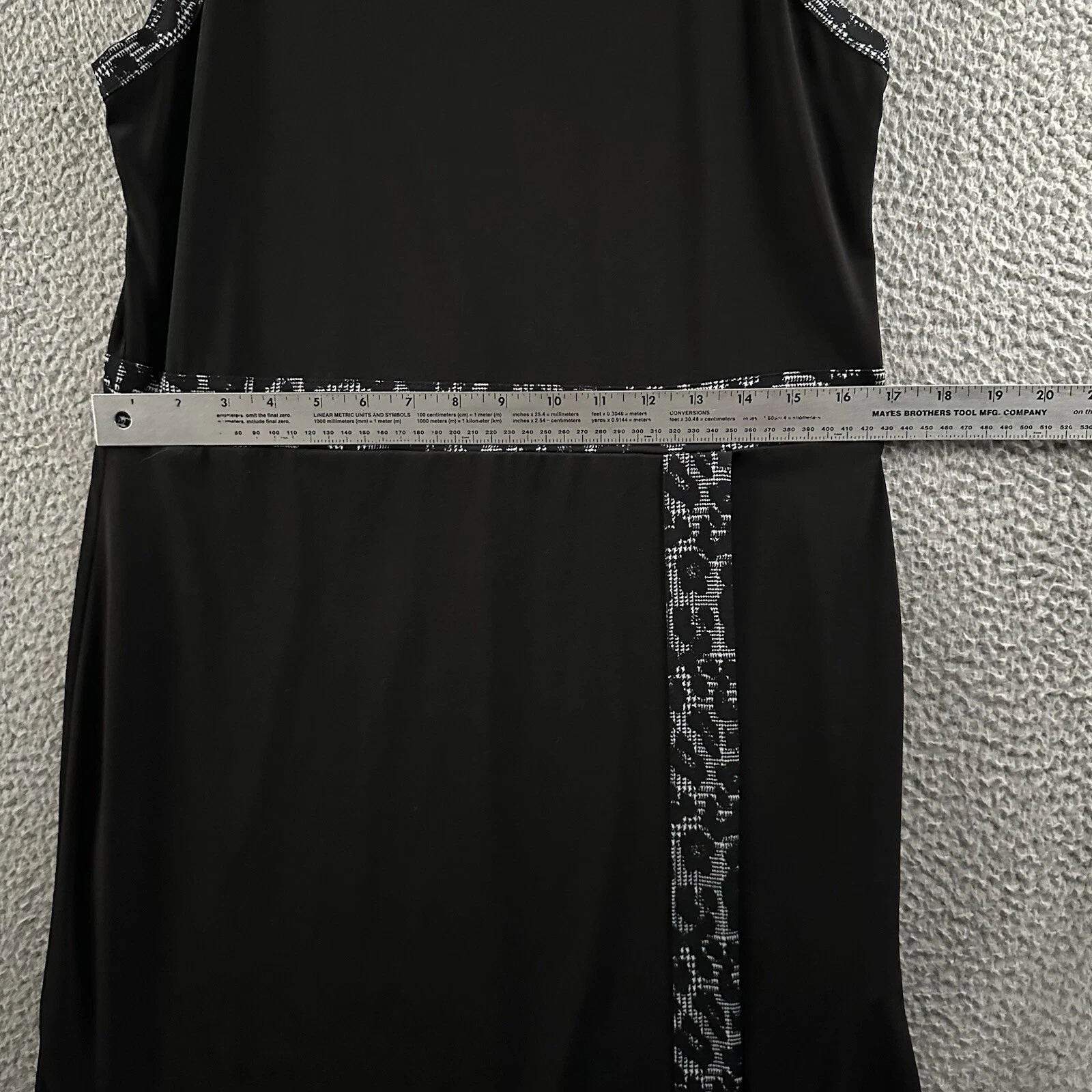 Abito donna Michael Kors nero taglia media stampa animalier midi misto poliestere