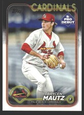 Brycen Mautz #PD-160 2024 Topps Pro Debut Palm Beach Cardinals