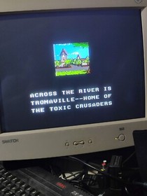 NES FAMICOM TOXIC CRUSADERS (NINJA TURTLES 5) ENGLISH GAME ONLY USED CONDITION