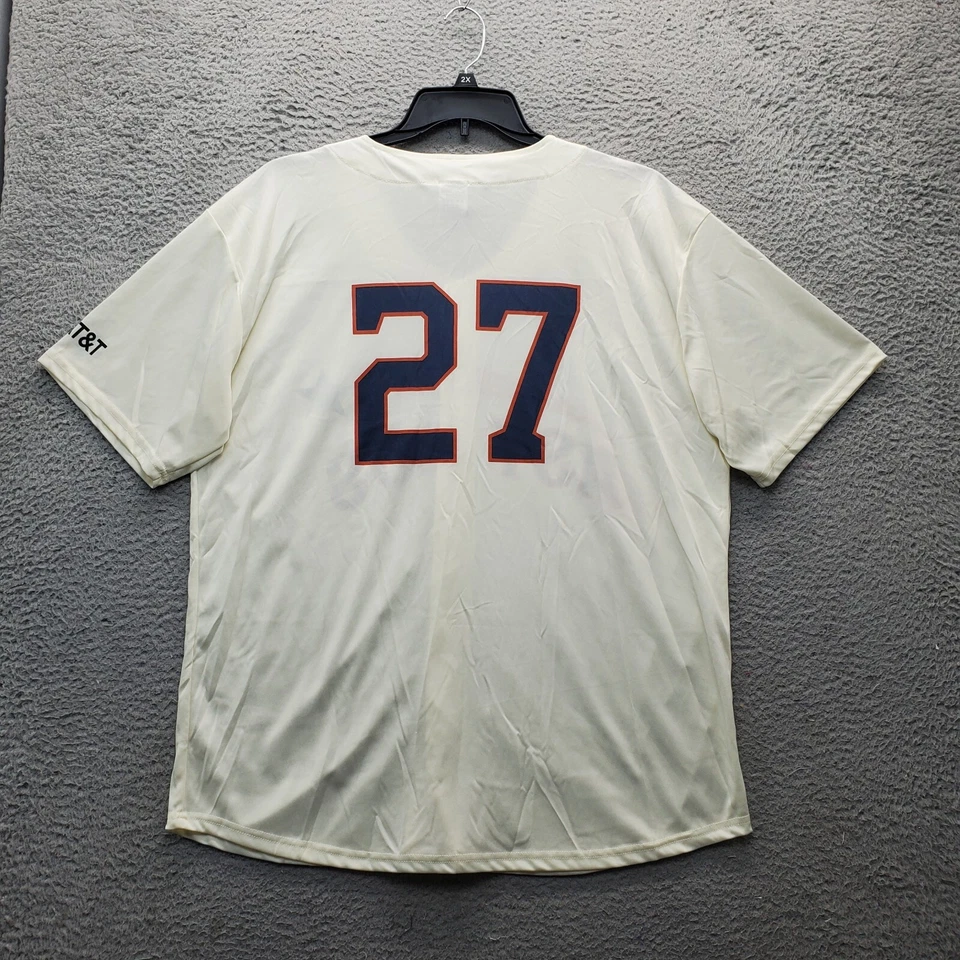 MLB Houston Astros #27 Jose Altuve Baseball Jersey Men's XL Multi Button Front - Image 2 of 4