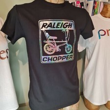Raleigh Chopper 70s 80s shiny dazzling graphic tee t shirt irridescent retro