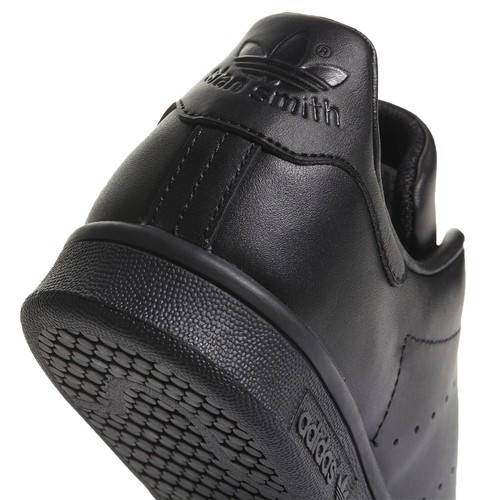 Adidas Originals Stan Smith Zapatillas Cuero de Deporte M20327 Triple Negro - Imagen 5 de 6