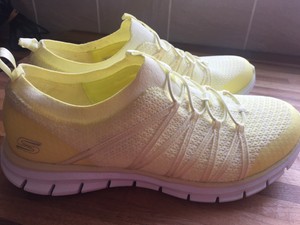 skechers memory foam yellow