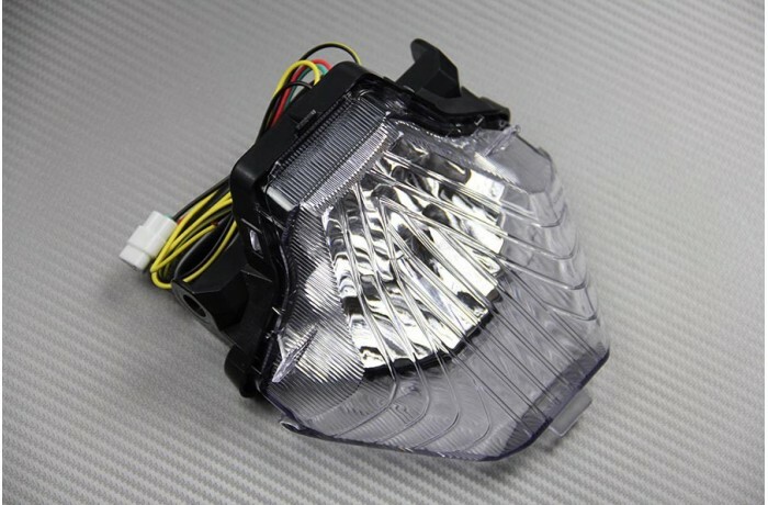 Feu stop LED clair Yamaha MT 03 clignotants multifonctions étanches - 4