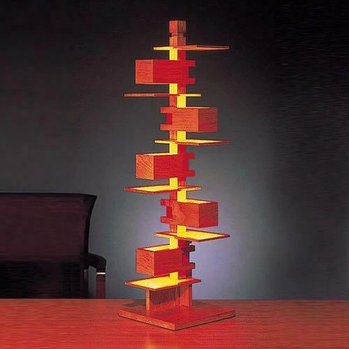 Frank Lloyd Wright TALIESIN 3 Table Lighting Cherry Yamagiwa