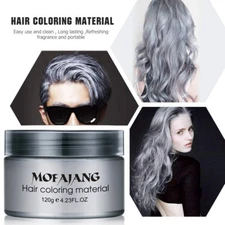Hair Color Wax Cream DIY Hair Mud Dye Cream 5 Colors Temporary Modeling COSPLAY