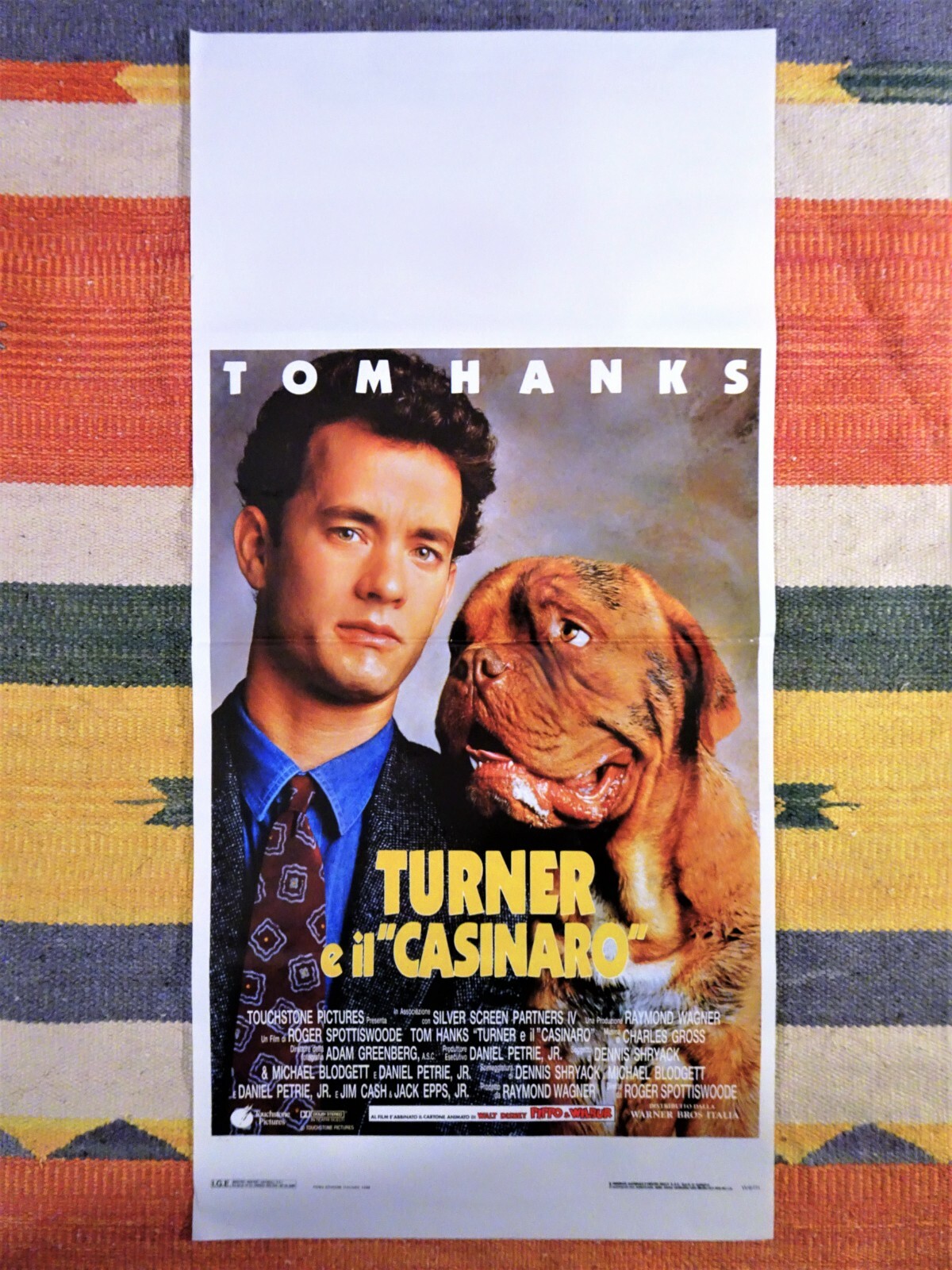 Locandina originale film Turner e il casinaro (1989) - Regia di Roger Spottiswoode