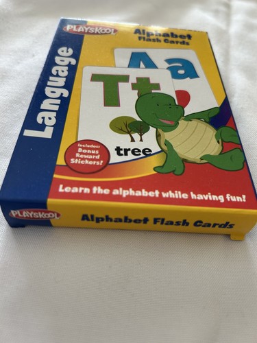 Playskool Alphabet Flash Cards PreK-K Language Skills - Picture 3 of 3