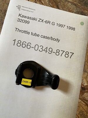 Kawasaki ZX-6R G 1997 1998 32099 Throttle housing Body Case 32099