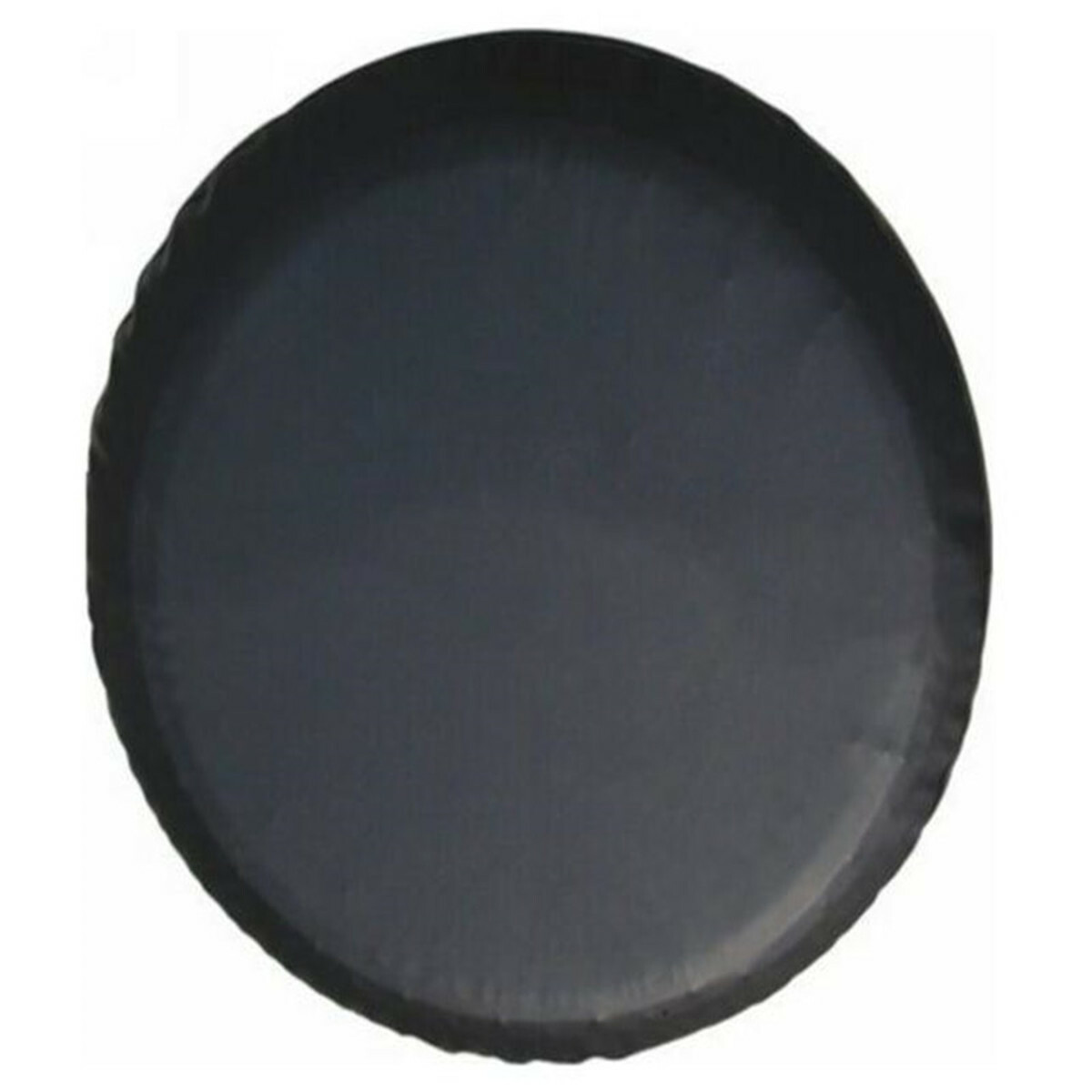 Black SUV Tire Cover 17in PVC Leather Spare Wheel Protector For Car 80-83cm Tyre