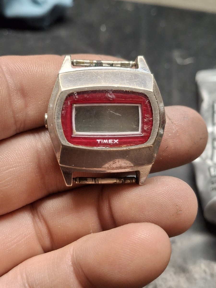 Timex Ssq Red Dial Ladies Vintage 1970s Digital Watch | eBay