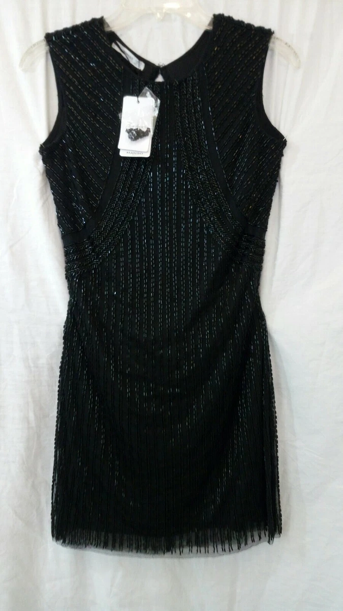 Mango tubino best sale nero