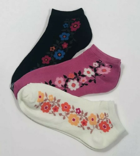 Women 3-5 Pairs Novelty Print Ankle Socks 9-11 - Picture 36 of 51