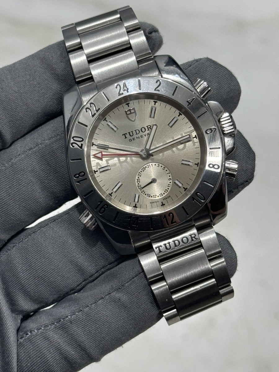 TUDOR Aeronote 20200 Date GMT black Dial Automatic Men\'s Watch_956393 TUDOR Aeronaut - 41 mm, Stainless Steel for sale | eBay main image 2