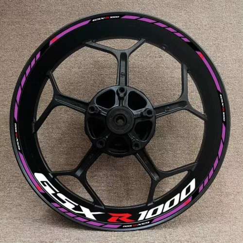 For Suzuki GSXR1000 motorcycle Wheel Hub Rim Decorative Decal Reflective Sticker - Picture 16 of 23