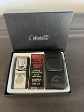 Vintage Colibri of London  “The Don” Cigar & Guillotine Cutter W/Leather Pouch