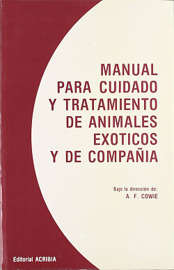 MANUAL PARA CUIDADO/TRATAMIENTO DE ANIMALES EXÓTICOS/DE COMPAÑÍA - Imagen 1 de 1